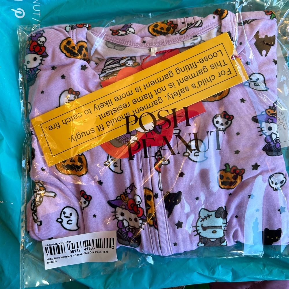 Posh Peanut Hello Kitty Monsters Pajamas 18-24